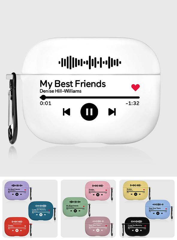 Custom Music Code - gift for anyone - Personalized Airpods 3 Case Cover