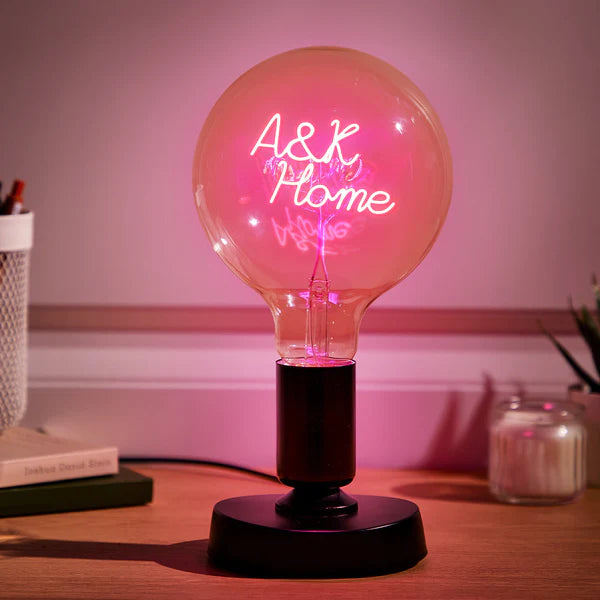 Any Name Light Bulbs - Personalized Any Name Light Bulbs Lamp