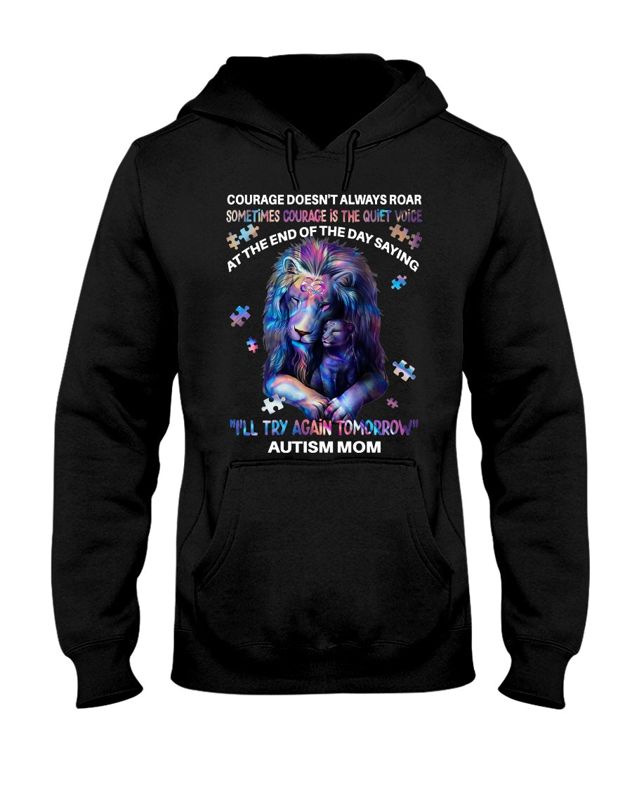 Lion Autism Mom - Autism Awareness T-shirt and Hoodie 0921