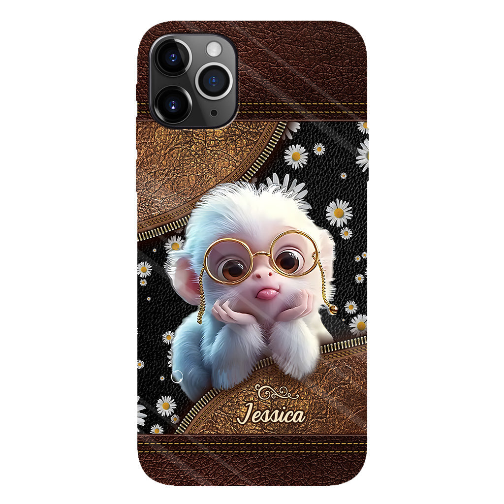 Cute Monkey - Personalized Full Print Phone Case