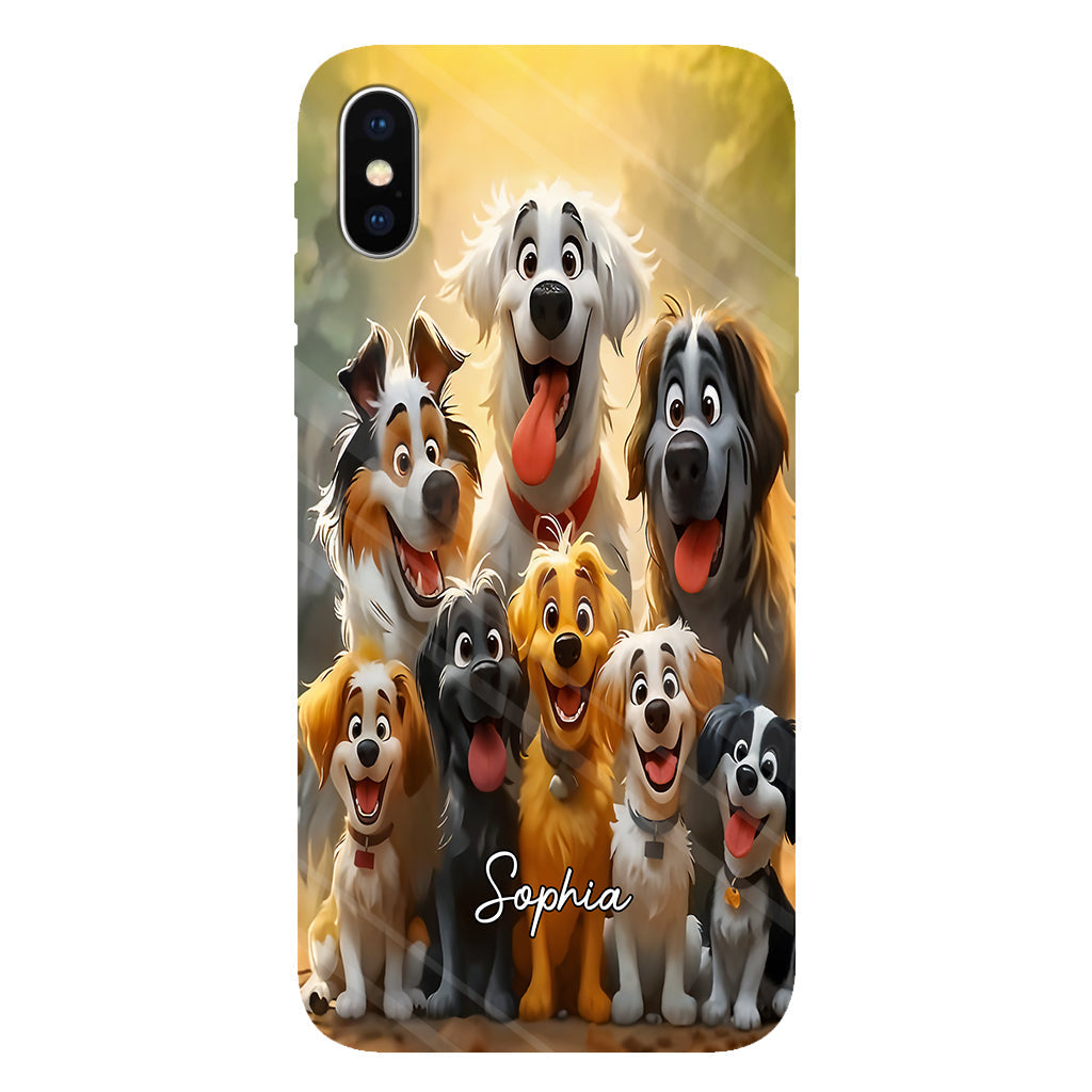 Just A Girl Who Loves Dogs - Personalized Dog Full Print Phone Case
