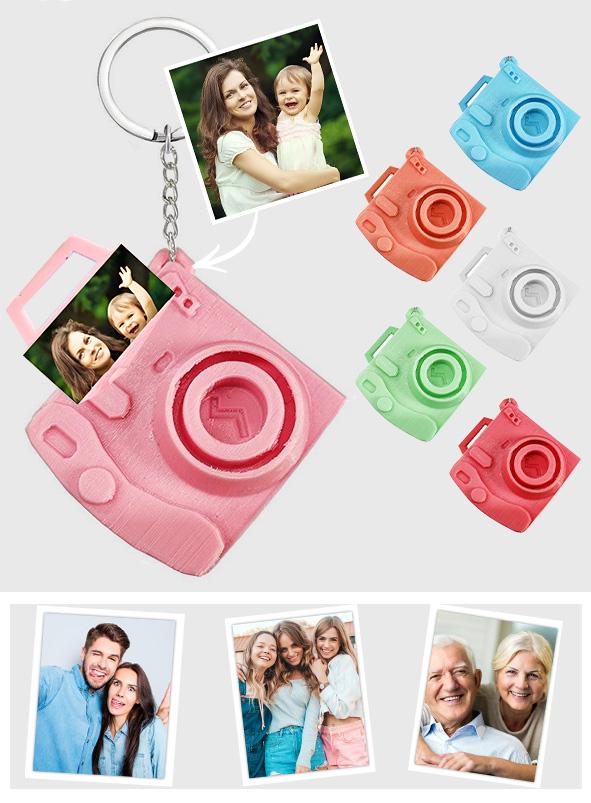 Custom Photo Mini Camera Keychain