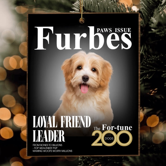 Personalized Celebrity Pet Ornament – Create a “Cover Moment” for Your Furry Friend