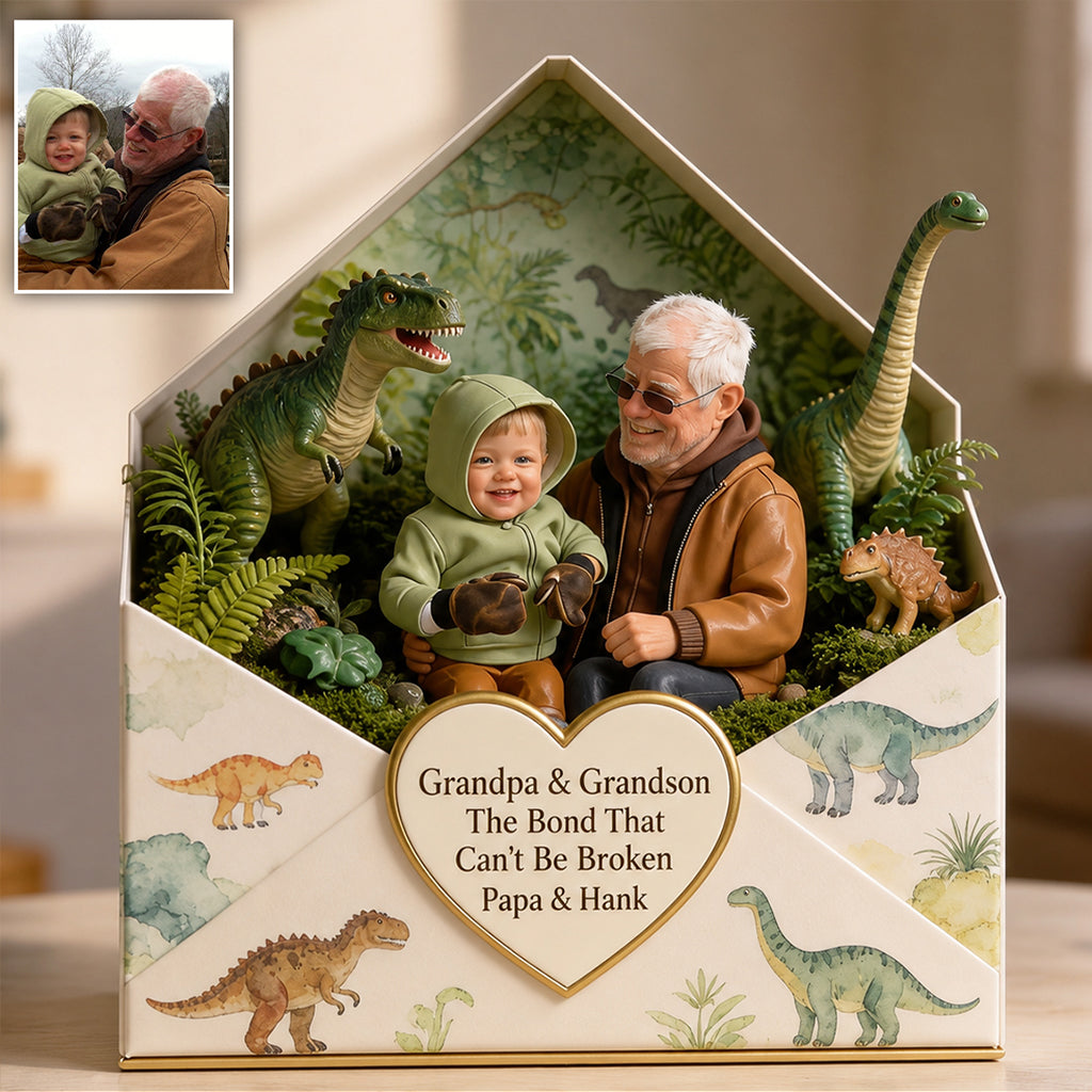 A Letter Of Me To You - Personalized Family Custom Shaped Acrylic Plaque