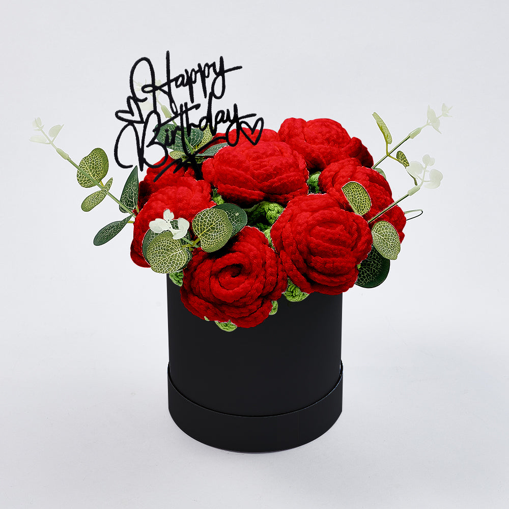 Congratulations Graduate - Personalized Graduation Crochet Flowers Graduation Gift Box