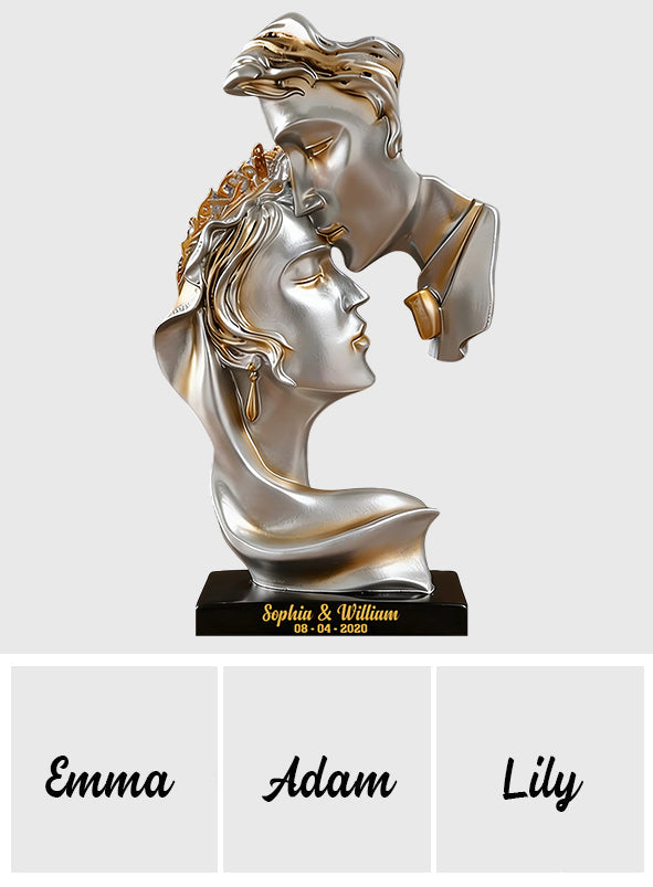 I Love You - Personalized Couple Custom Shaped Acrylic Plaque