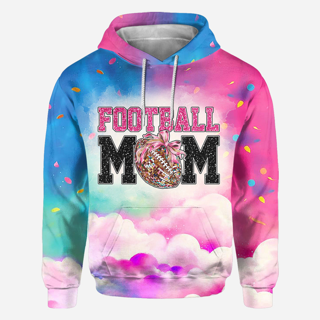 Football Mom - Personalized Football All Over Shirt