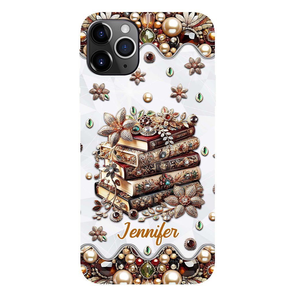 Just A Girl Who Loves Books - Personalized Book Full Print Phone Case