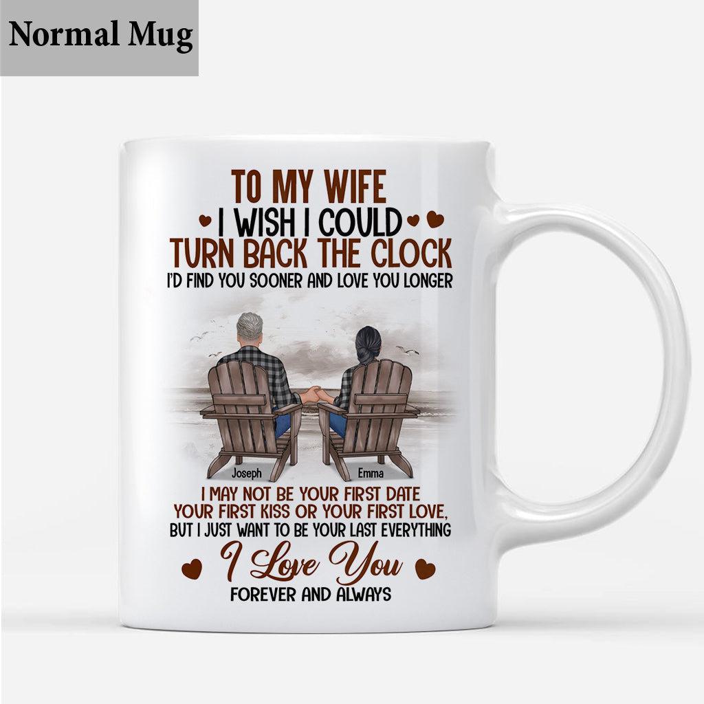 I Wish I Could Turn Back The Clock - Personalized Husband And Wife Mug