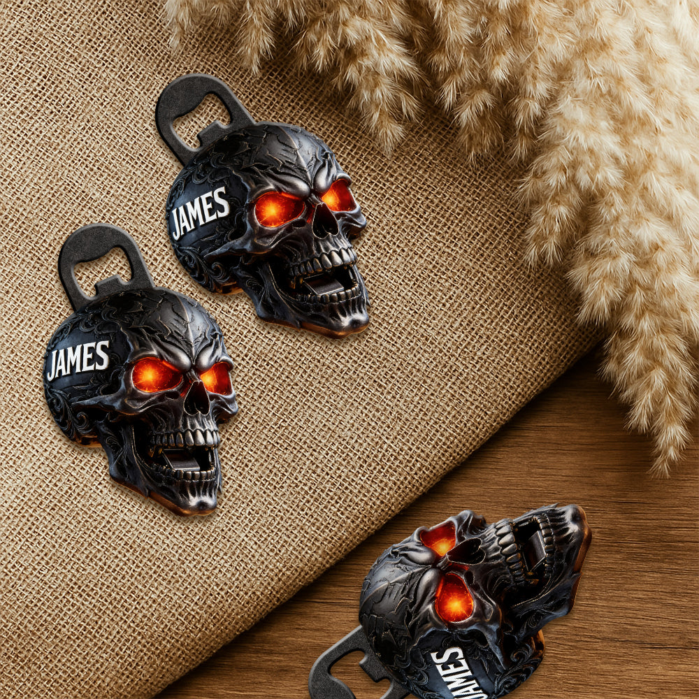 Cool Skull - Personalized Skull Bottle Opener