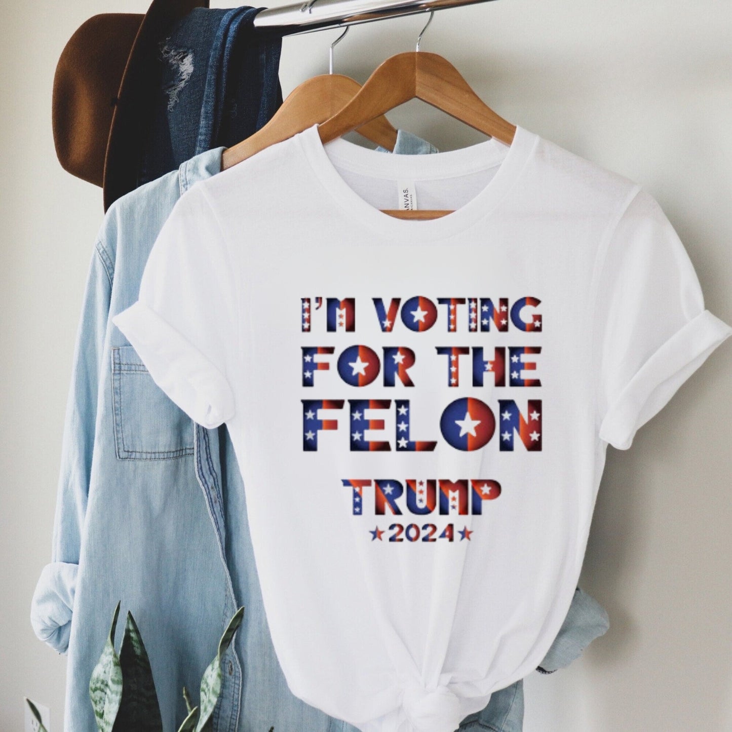 I’m Voting For The Felon, Trump 2024 Shirt, 2024 Election Shirt, Stand With Trump Shirt, Vote For Felon Tshirt T-shirt & Hoodie
