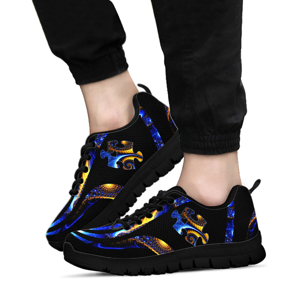 Light It Up Blue Autism Awareness Sneakers 0622
