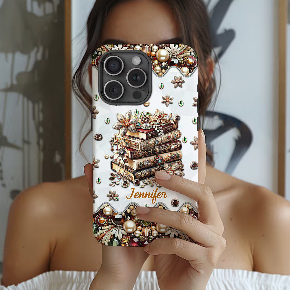 Just A Girl Who Loves Books - Personalized Book Full Print Phone Case
