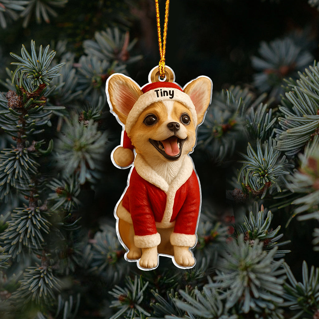 Furry And Bright - Personalized French Bulldog Dog Custom Made 3D Minifigure Ornament