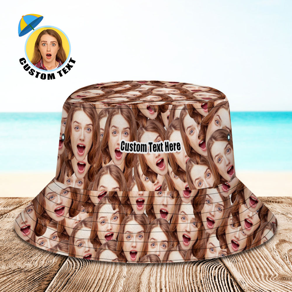 Custom Face Bucket Hat - Personalized Hat