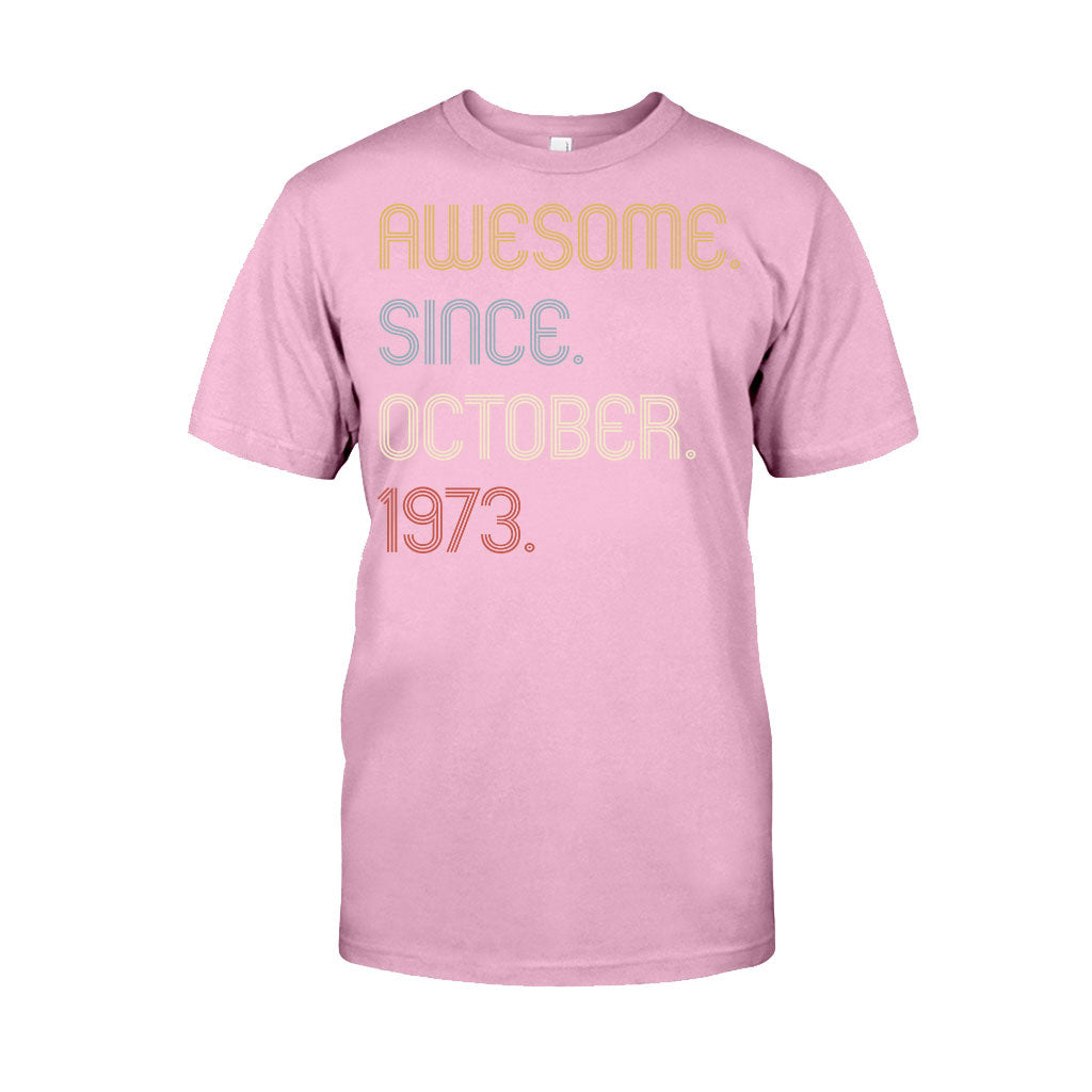 Awesome Since - Personalized Birthday T-shirt And Hoodie