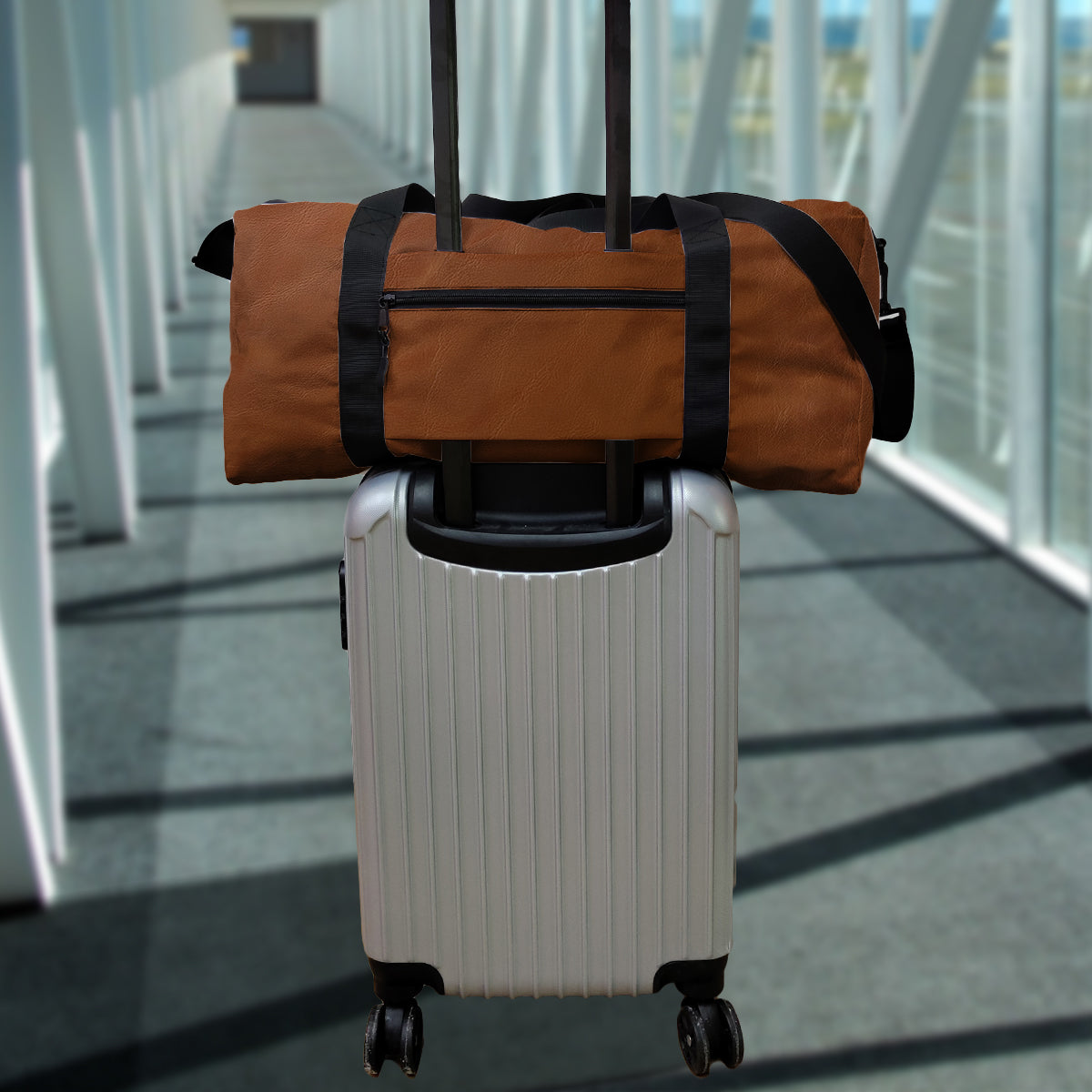 Adventure Awaits - Personalized Couple Duffle Bag