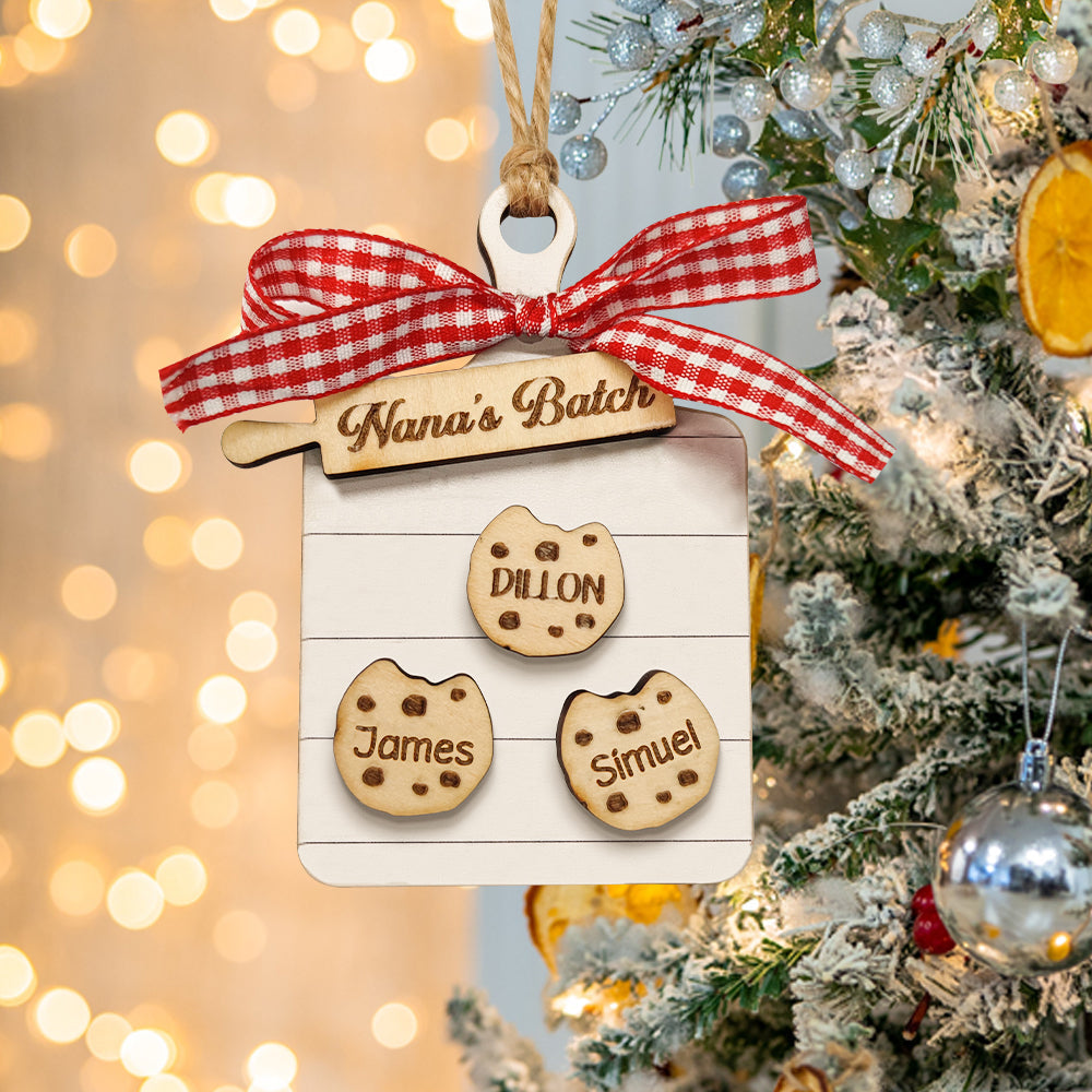 Grandma/Gigi/Nana's Batch - Personalized Grandma Family Gift Ornament