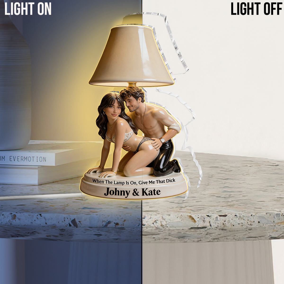 Give Me That Candy - Personalized Spicy Couple Acrylic LED Night Light