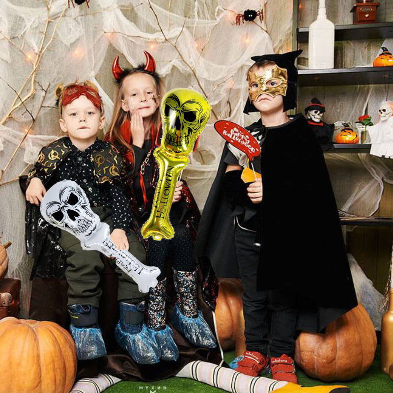 Happy Halloween - 6pcs Halloween Hand Balloons Set