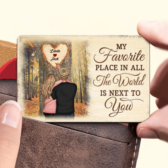 My World Is Complete With You - Romantic Personalized Couple Poster Gift for Him or Her