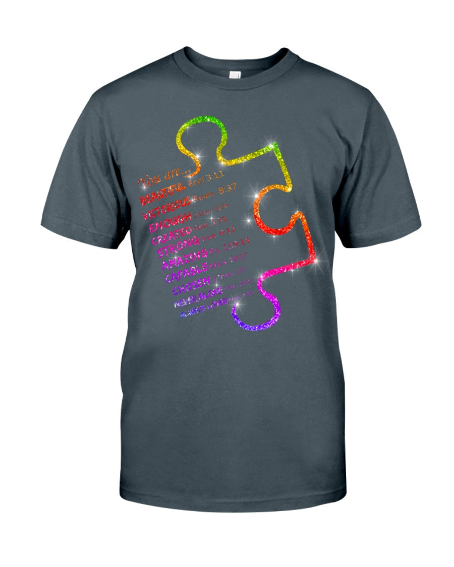 God Says You Are - Autism Awareness T-shirt and Hoodie 0520