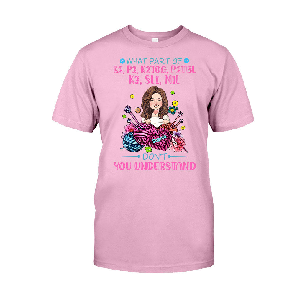 Don't You Understand - Personalized Knitting T-shirt And Hoodie