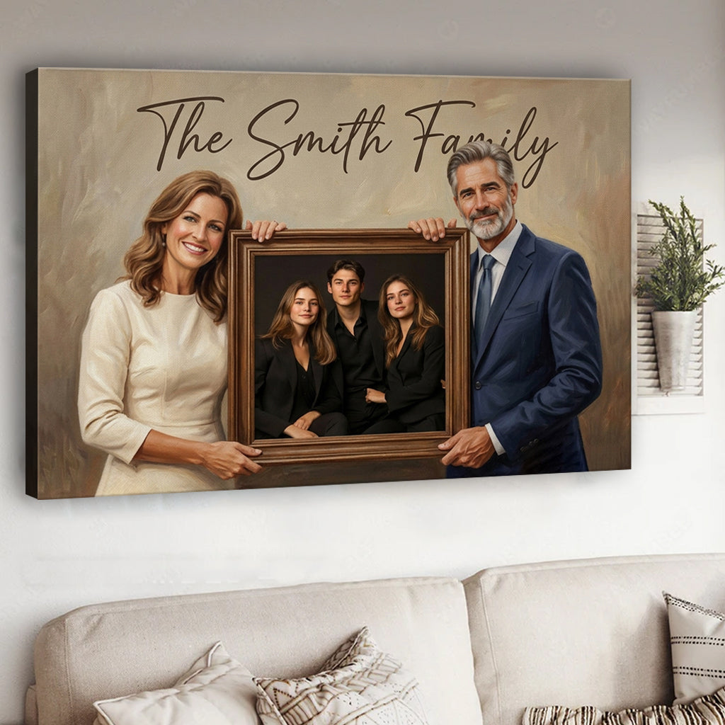 Family Generations - Personalized Family Canvas And Poster