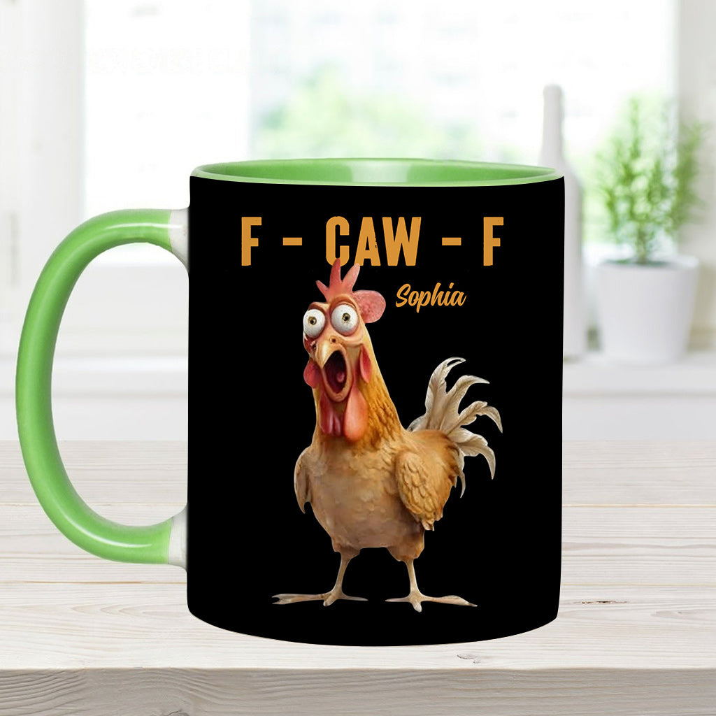 F-Claw - Personalized Chicken Accent Mug