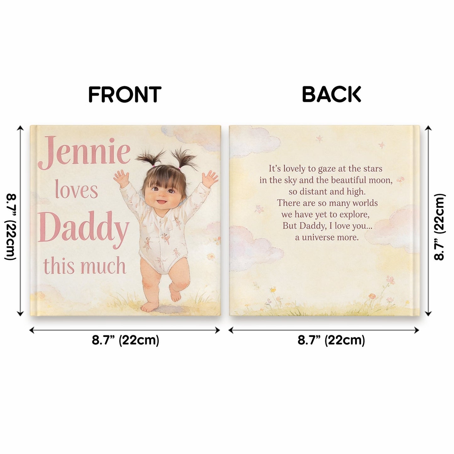 Little Love For Daddy - Personalized Kid Storybook