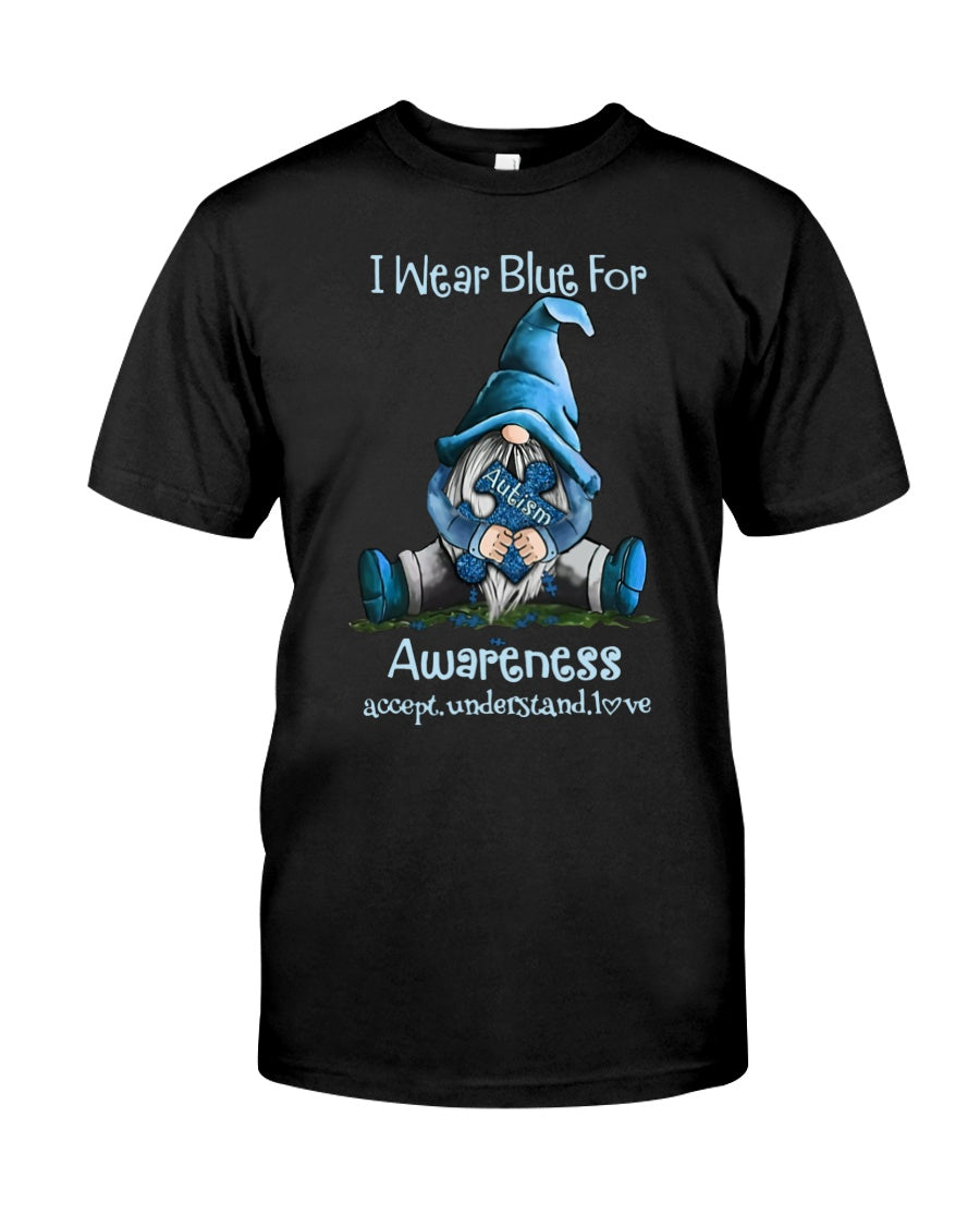 I Wear Blue For Autism Awareness - T-shirt and Hoodie 0921