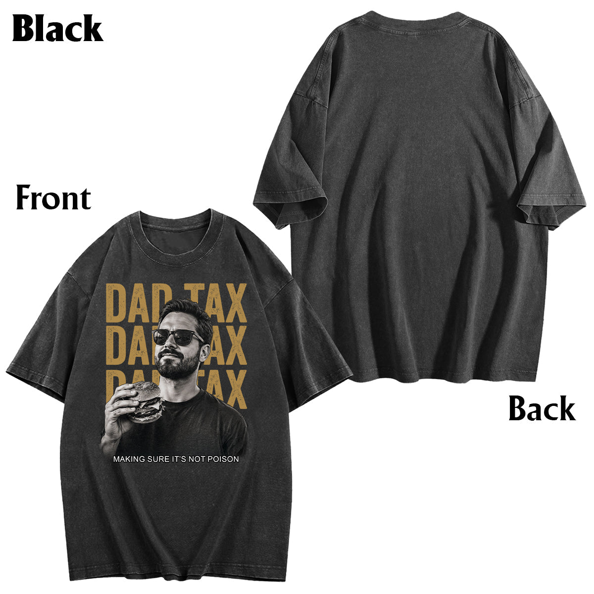 Dad Tax If I'm Buyin' I'm Trying Making Sure It's Not - Personalized Father Wash T-Shirt