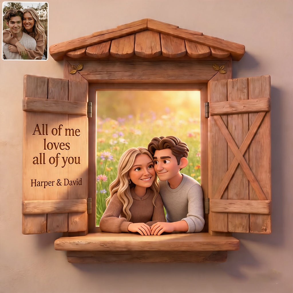 Custom Any Photo - Personalized Couple Custom Shaped Wood Sign