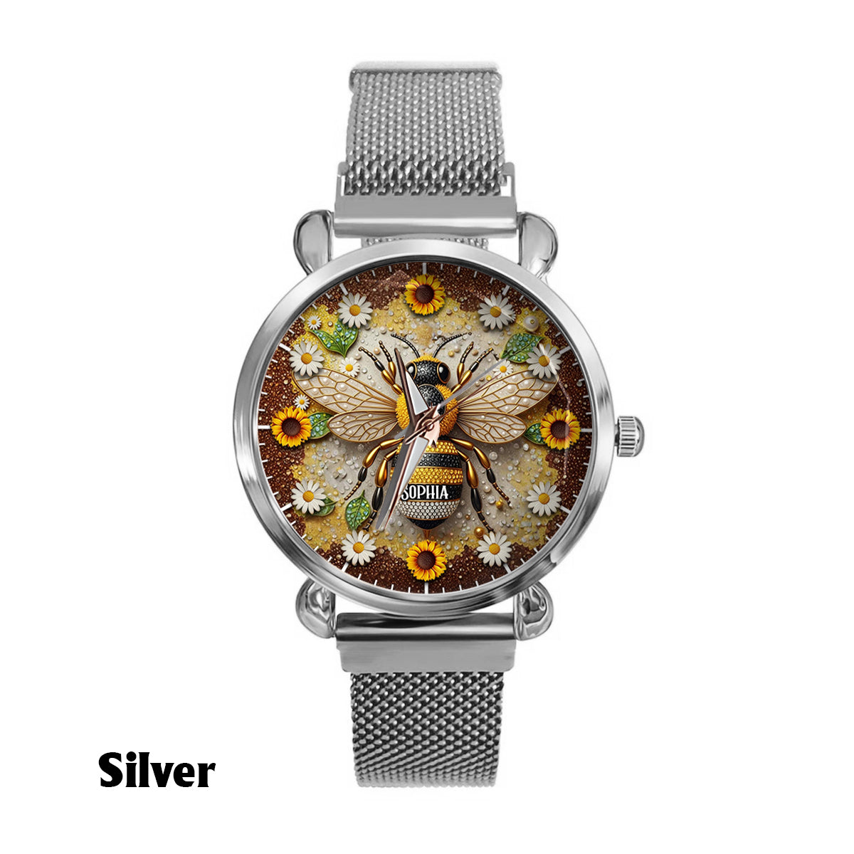Daisy Bee - Personalized Bee Women Hand Watch