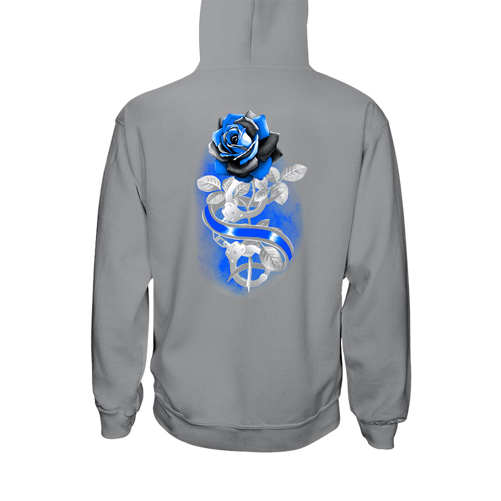 Blue Rose - Police Officer T-shirt And Hoodie 062021