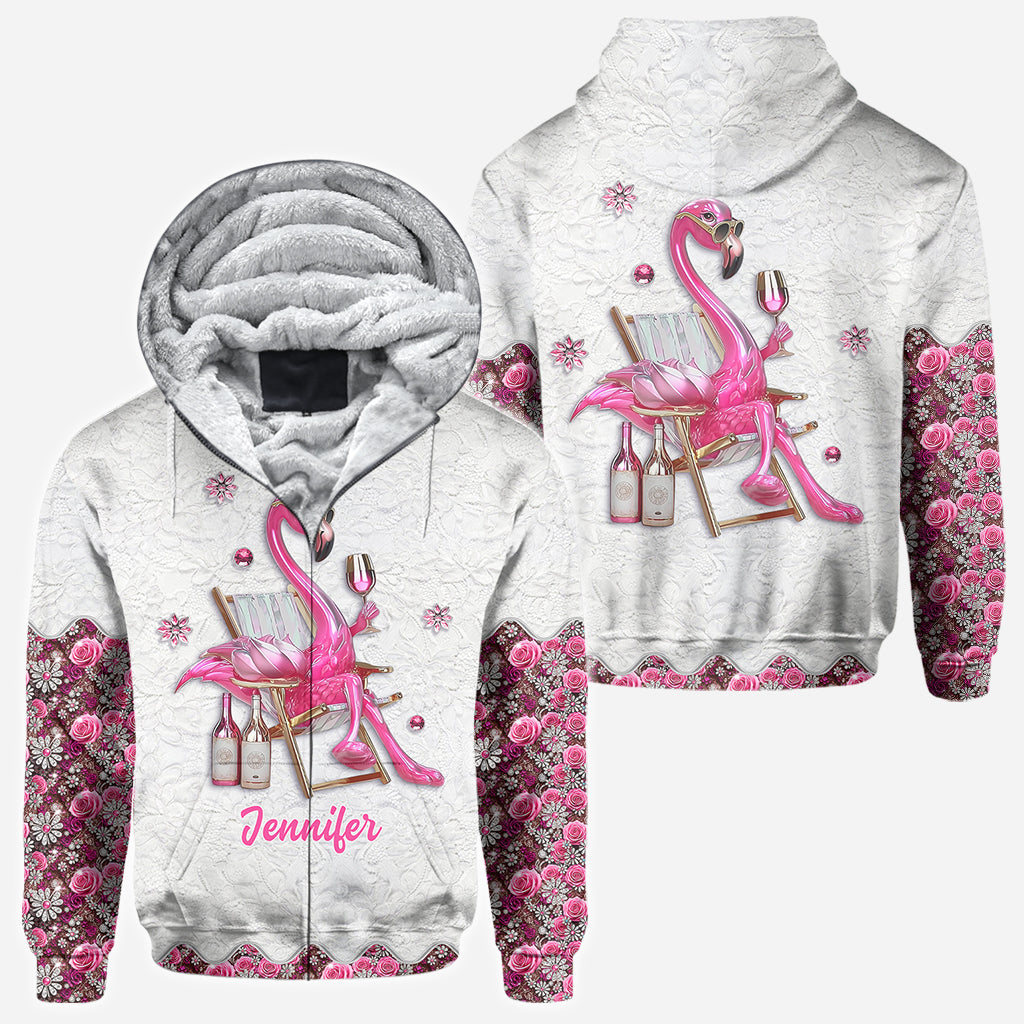 Be a Flamingo In a Flock of Pigeons - Personalized Flamingo All Over Shirt
