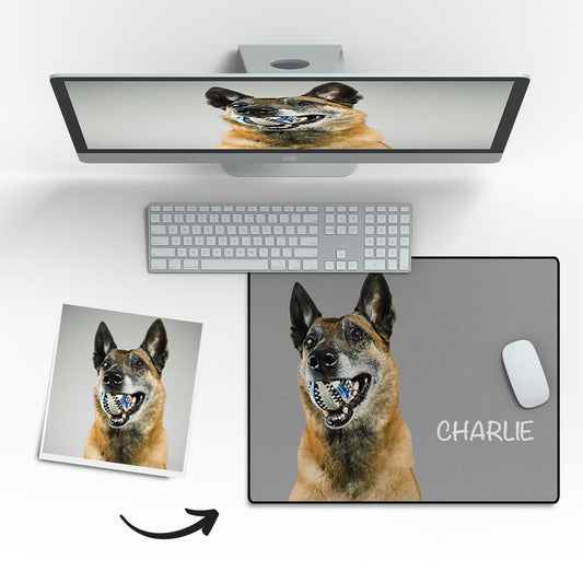 Any Pet Photo - Personalized Pet Photo Mouse Pad