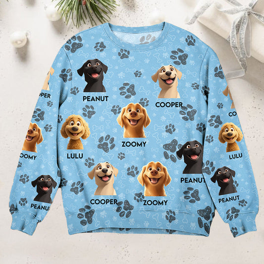 Personalized Dog Breed Sweatshirt - Custom Gift for Pet Lovers