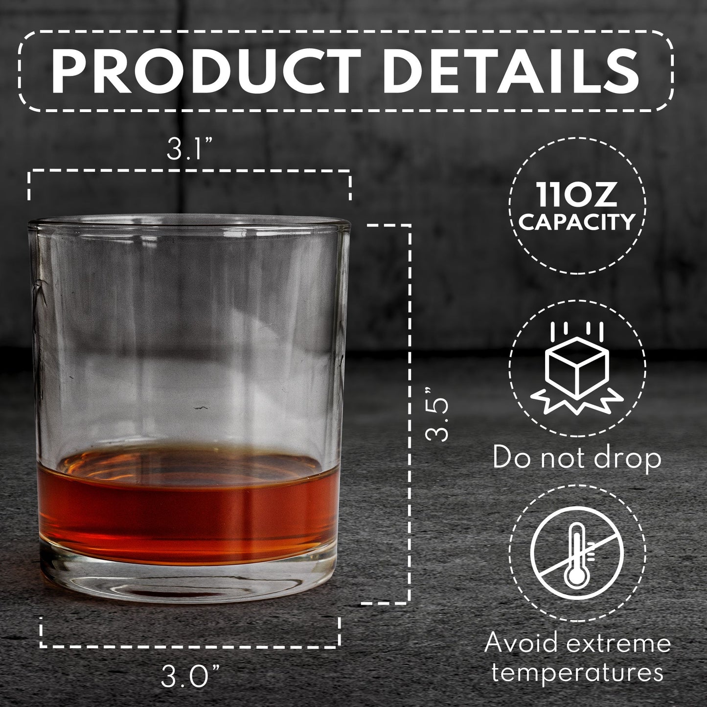Custom Dog-Design Whiskey Glass for Dad – Personalized Pet Cup Gift