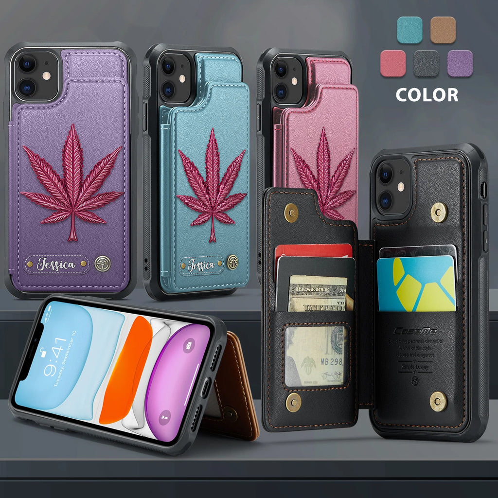 Good Mood - Personalized Weed Wallet Phone Case