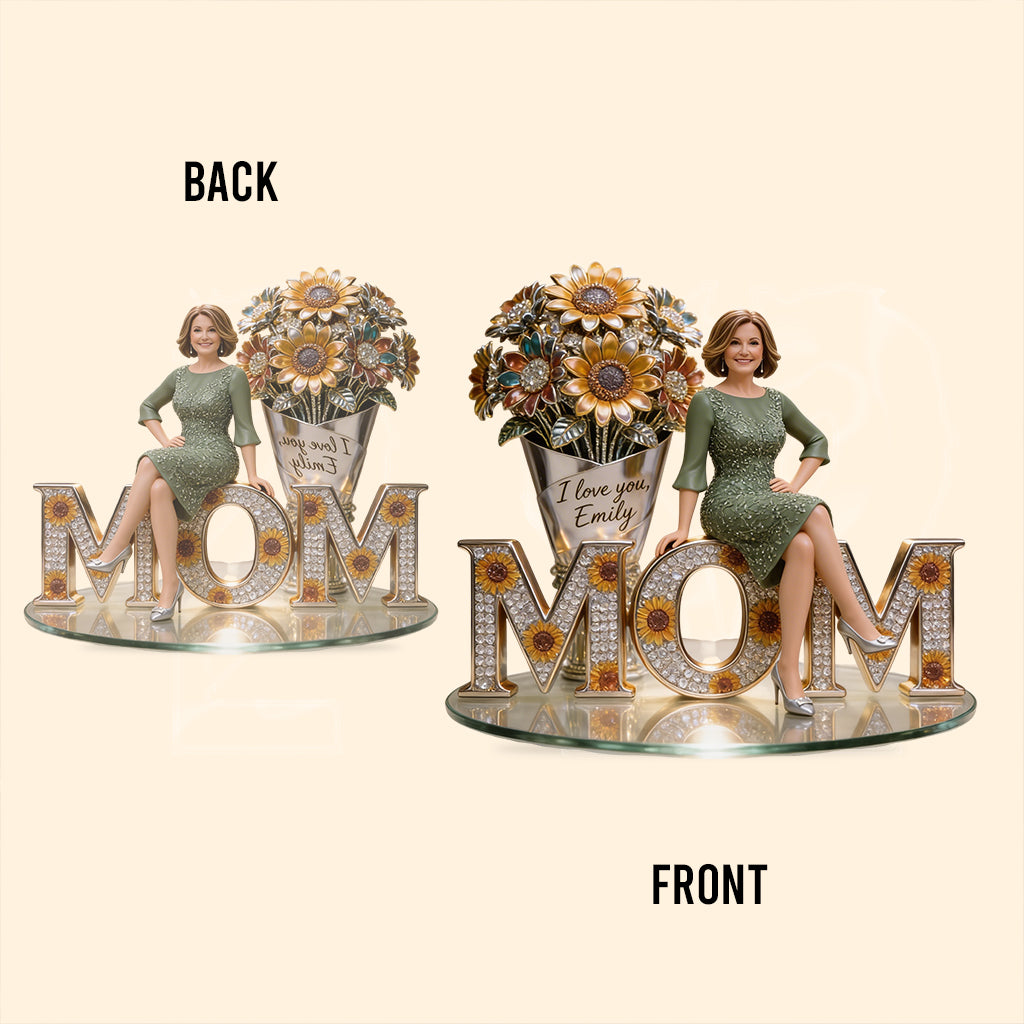 Custom Any Photo, Best Gift For Mom, Grandma - Personalized Mother Custom Shaped Acrylic Plaque