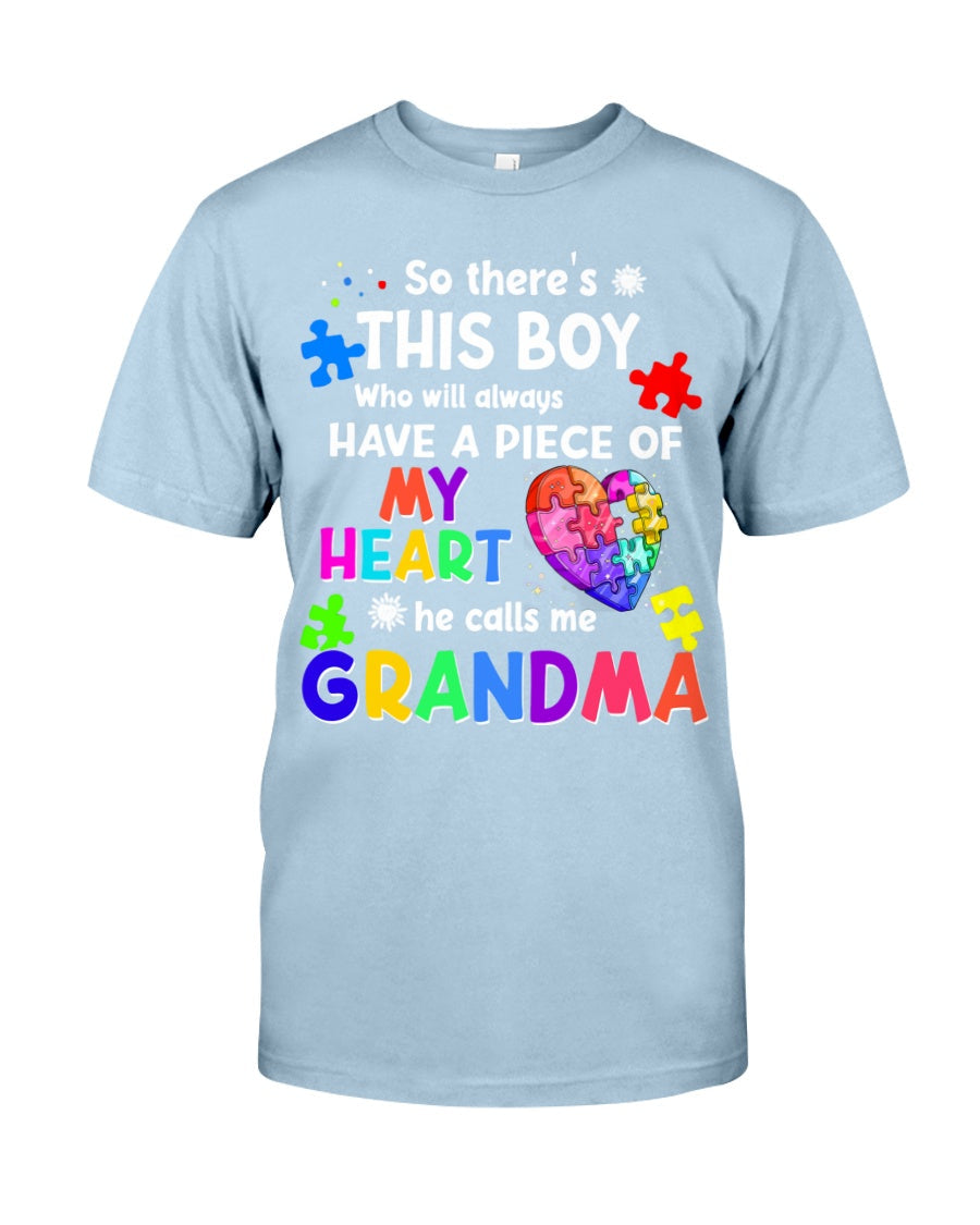 Autism Grandma - Autism Awareness T-shirt and Hoodie 0921