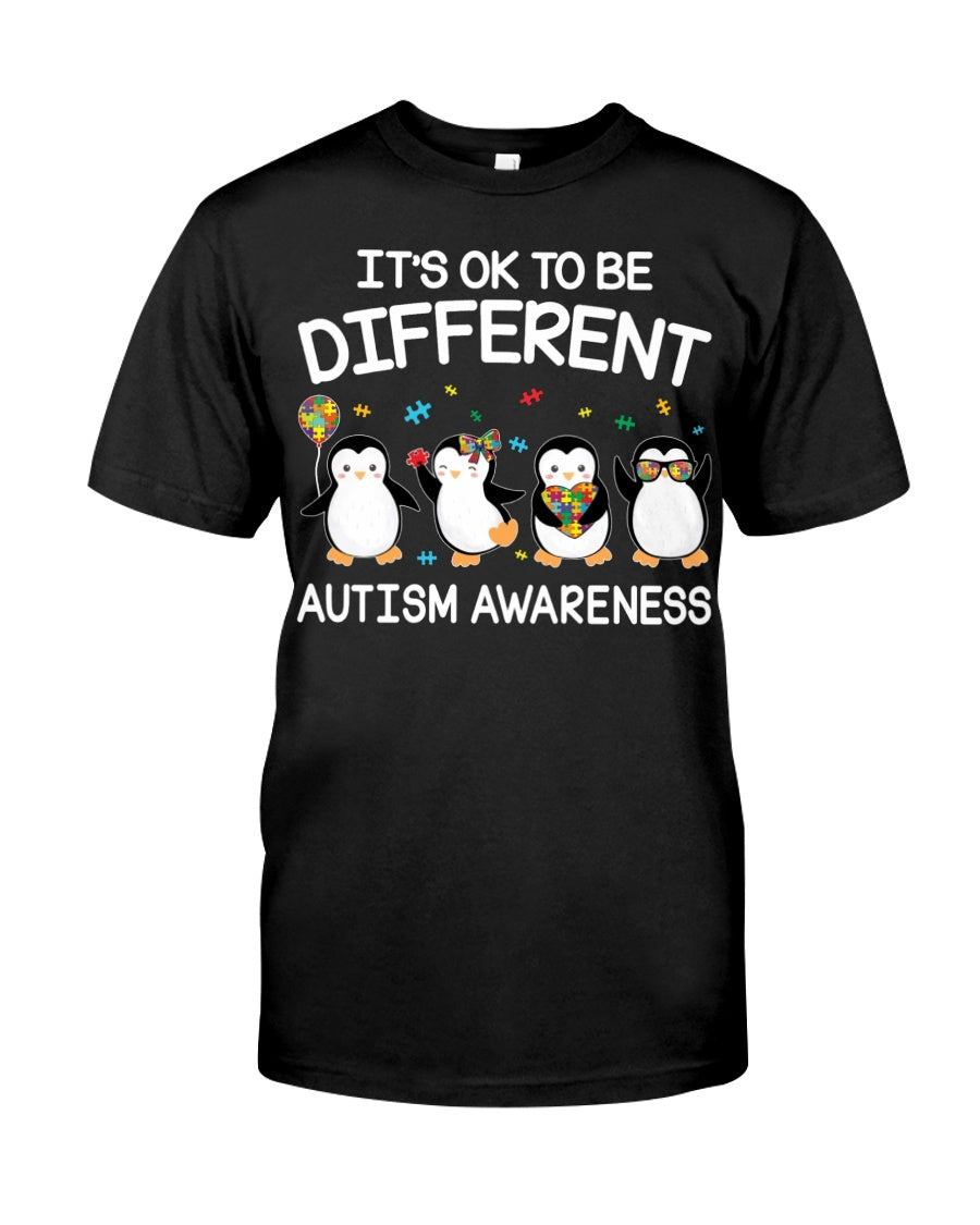 It's Ok To Be Different - Autism Awareness T-shirt and Hoodie 0921