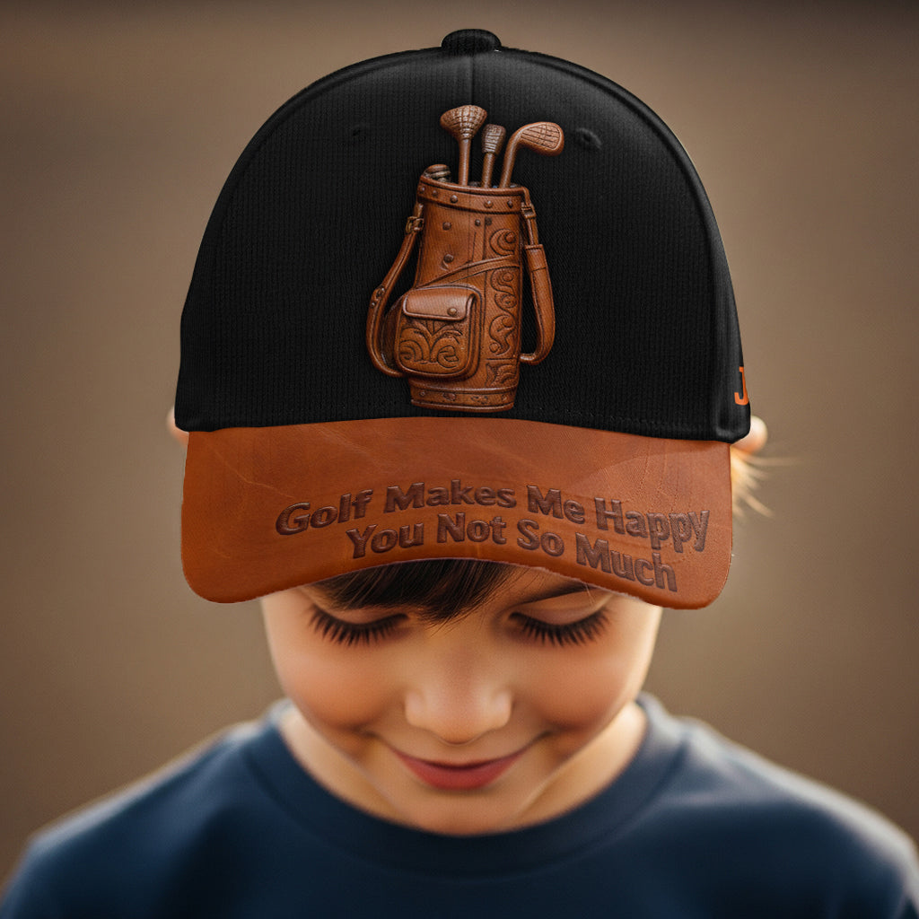 Golf Makes Me Happy - Personalized Golf Classic Cap