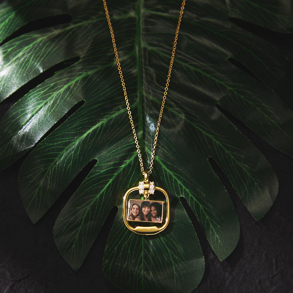 Any Photo - Personalized Photo Engraved Necklace