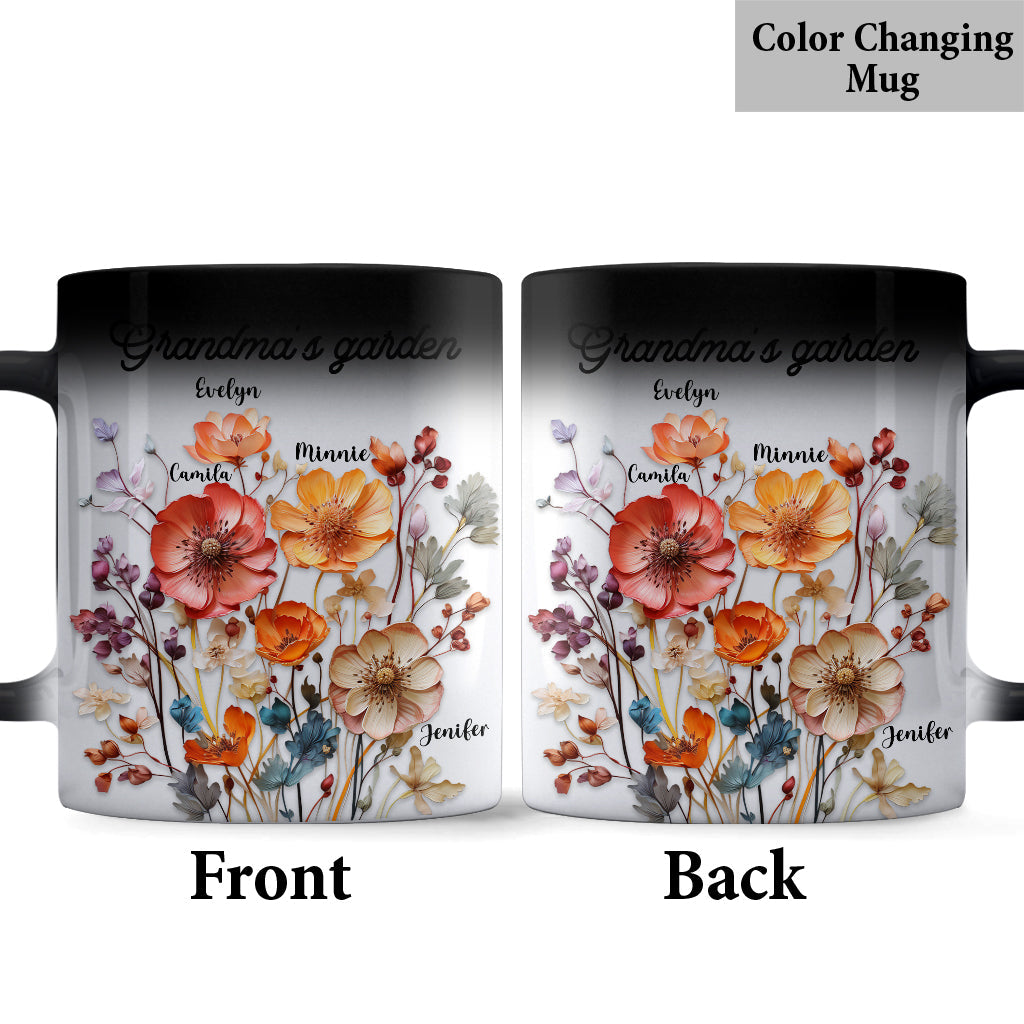 Grandma's Garden - Personalized Grandma Mug