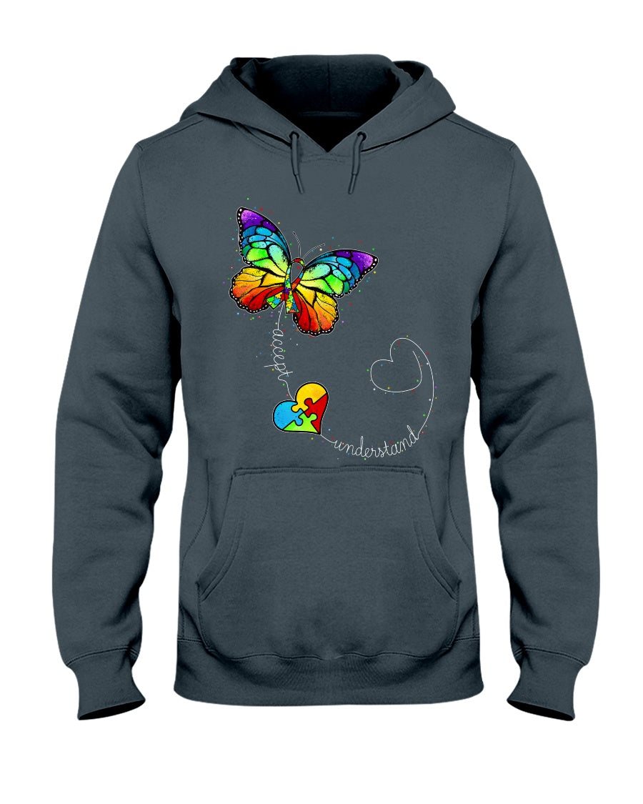 Accept Understand - Autism Autism Awareness T-shirt and Hoodie 0520