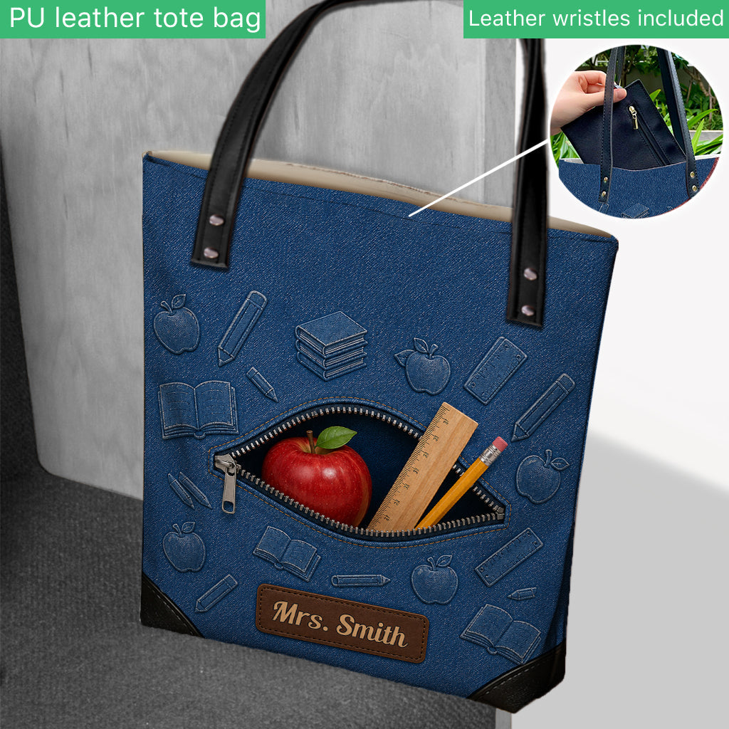 Love Being A Teacher - Personalized Teacher Tote Bag