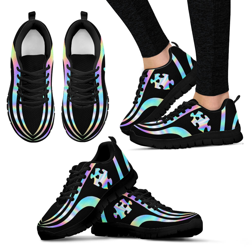 Magic Puzzle Autism Awareness Sneakers 0622