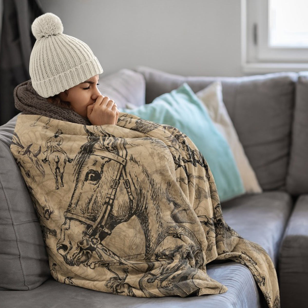 Love Horses - Horse Blanket
